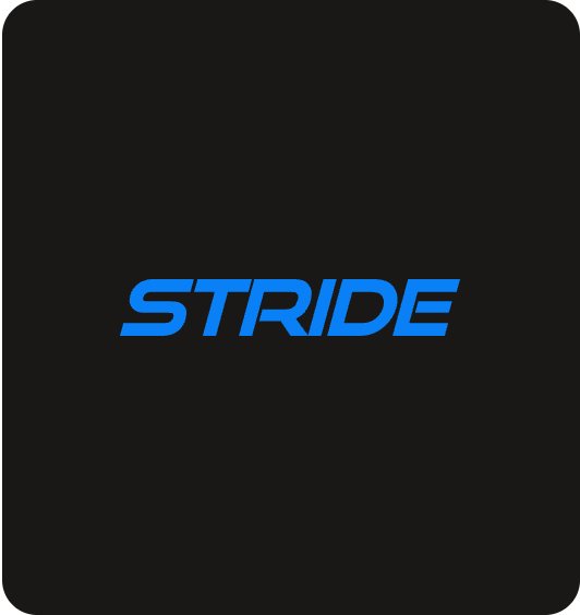 Est. mark in StrideBlue